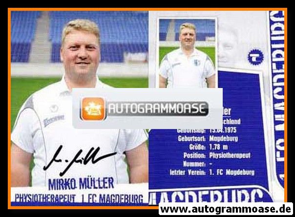Autogramm Fussball | 1. FC Magdeburg | 2008 | Mirko MÜLLER