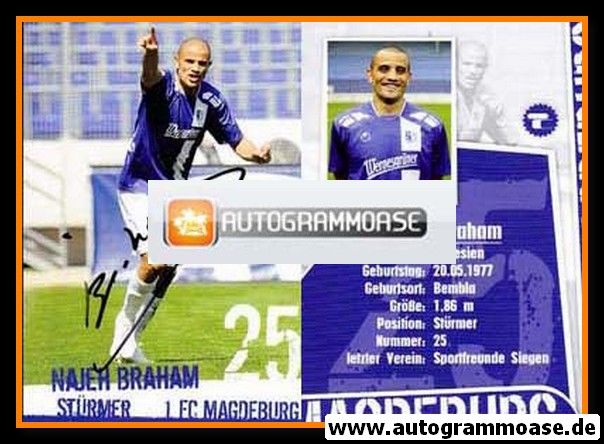 Autogramm Fussball | 1. FC Magdeburg | 2008 | Najeh BRAHAM