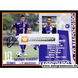 Autogramm Fussball | 1. FC Magdeburg | 2008 | Radovan VUJANOVIC