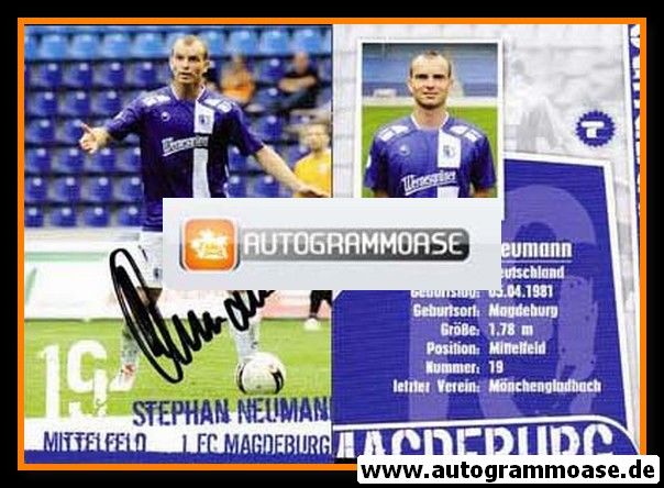 Autogramm Fussball | 1. FC Magdeburg | 2008 | Stephan NEUMANN