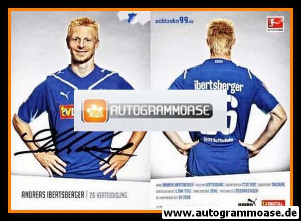 Autogramm Fussball | TSG 1899 Hoffenheim | 2010 | Andreas IBERTSBERGER
