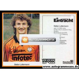 Autogramm Fussball | Eintracht Frankfurt | 1982 | Stefan LOTTERMANN