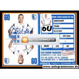 Autogramm Fussball | 1. FC Magdeburg | 2007 | Frank WINDELBAND