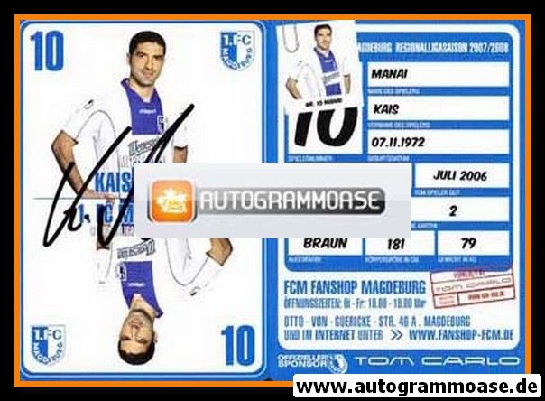 Autogramm Fussball | 1. FC Magdeburg | 2007 | Kais MANAI