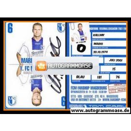 Autogramm Fussball | 1. FC Magdeburg | 2007 | Mario KALLNIK