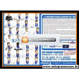 Mannschaftskarte Fussball | 1. FC Magdeburg | 2007