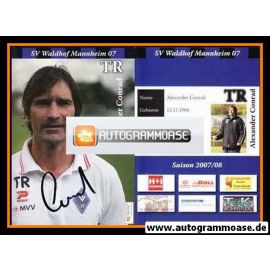 Autogramm Fussball | SV Waldhof Mannheim | 2007 | Alexander CONRAD