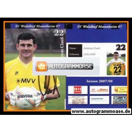 Autogramm Fussball | SV Waldhof Mannheim | 2007 | Andreas CLAUSS