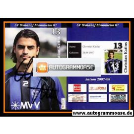 Autogramm Fussball | SV Waldhof Mannheim | 2007 | Christian KATINS