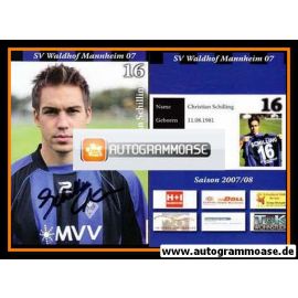 Autogramm Fussball | SV Waldhof Mannheim | 2007 | Christian SCHILLING