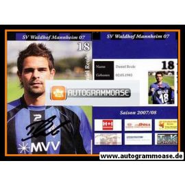 Autogramm Fussball | SV Waldhof Mannheim | 2007 | Daniel REULE