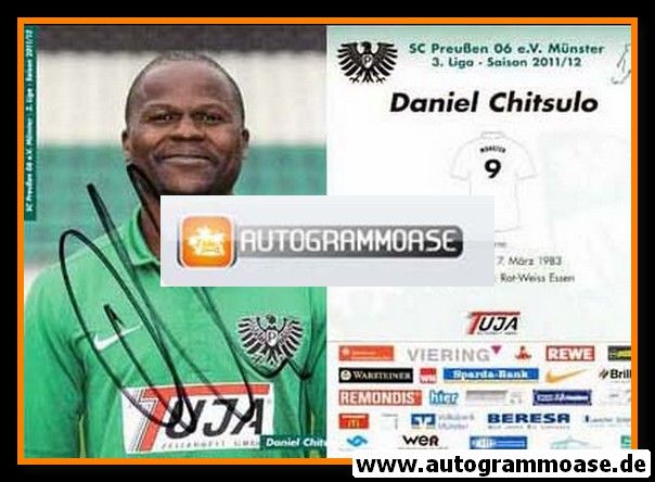 Autogramm Fussball | Preussen Münster | 2011 | Daniel CHITSULO