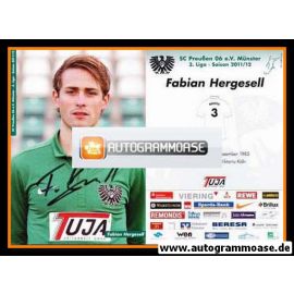Autogramm Fussball | Preussen Münster | 2011 | Fabian HERGESELL