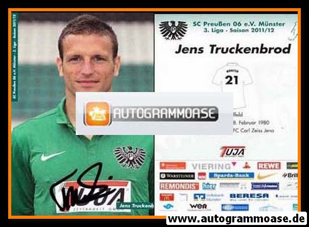 Autogramm Fussball | Preussen Münster | 2011 | Jens TRUCKENBROD