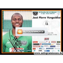 Autogramm Fussball | Preussen Münster | 2011 | Jose Pierre VUNGUIDICA