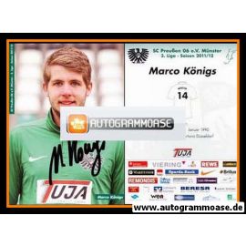 Autogramm Fussball | Preussen Münster | 2011 | Marco KÖNIGS