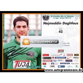 Autogramm Fussball | Preussen Münster | 2011 | Nejmeddin DAGHFOUS