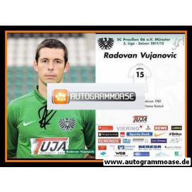 Autogramm Fussball | Preussen Münster | 2011 | Radovan VUJANOVIC