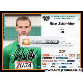 Autogramm Fussball | Preussen Münster | 2011 | Rico SCHMIDER