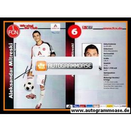 Autogramm Fussball | 1. FC Nürnberg | 2008 Ball | Aleksandar MITRESKI