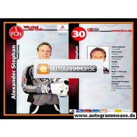 Autogramm Fussball | 1. FC Nürnberg | 2008 Ball | Alexander STEPHAN