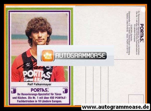 Autogramm Fussball | Eintracht Frankfurt | 1984 | Ralf FALKENMAYER