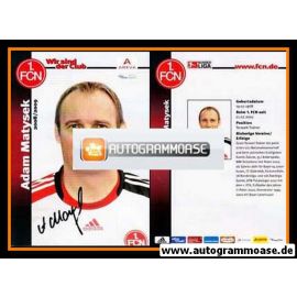 Autogramm Fussball | 1. FC Nürnberg | 2008 Portrait | Adam MATYSEK