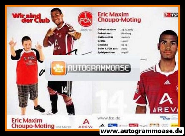 Autogramm Fussball | 1. FC Nürnberg | 2009 | Eric Maxim CHOUPO-MOTING