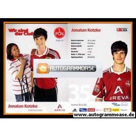 Autogramm Fussball | 1. FC Nürnberg | 2009 | Jonatan KOTZKE