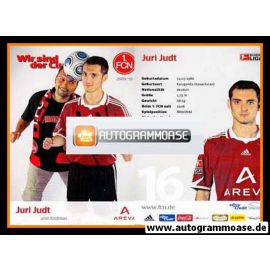Autogramm Fussball | 1. FC Nürnberg | 2009 | Juri JUDT