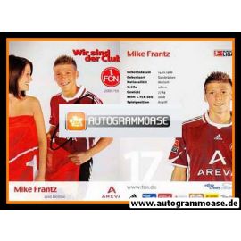 Autogramm Fussball | 1. FC Nürnberg | 2009 | Mike FRANTZ
