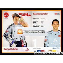 Autogramm Fussball | 1. FC Nürnberg | 2009 | Raphael SCHÄFER