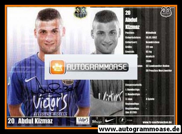 Autogramm Fussball | 1. FC Saarbrücken | 2011 | Abdul KIZMAZ