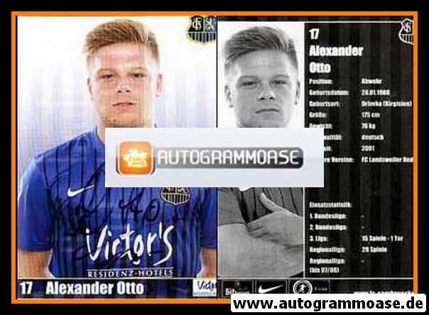 Autogramm Fussball | 1. FC Saarbrücken | 2011 | Alexander OTTO