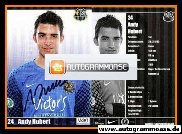 Autogramm Fussball | 1. FC Saarbrücken | 2011 | Andy HUBERT
