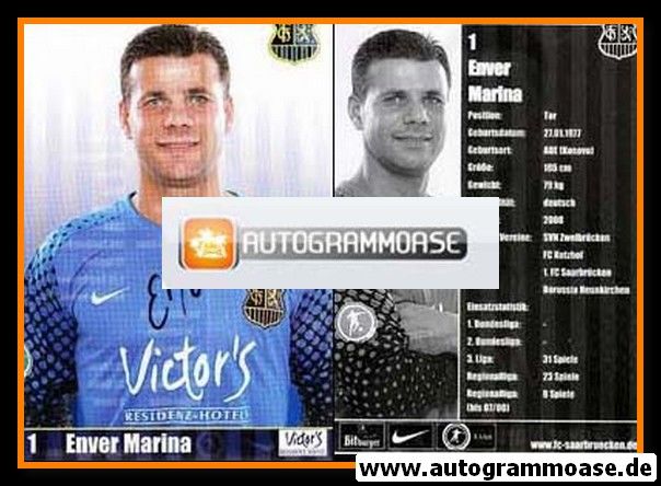 Autogramm Fussball | 1. FC Saarbrücken | 2011 | Enver MARINA