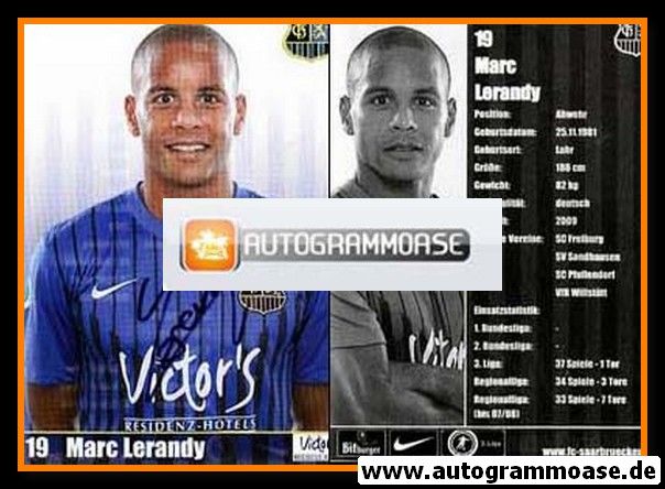 Autogramm Fussball | 1. FC Saarbrücken | 2011 | Marc LERANDY