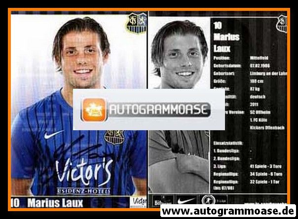 Autogramm Fussball | 1. FC Saarbrücken | 2011 | Marius LAUX