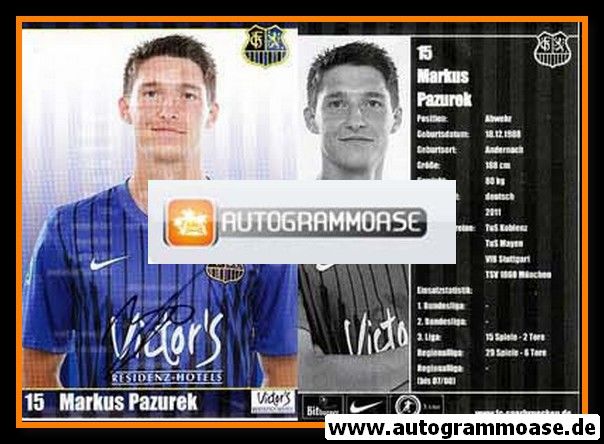 Autogramm Fussball | 1. FC Saarbrücken | 2011 | Markus PAZUREK