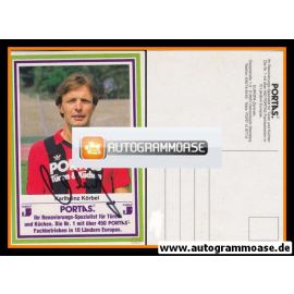 Autogramm Fussball | Eintracht Frankfurt | 1984 | Karl-Heinz K&Ouml;RBEL
