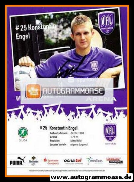 Autogramm Fussball | VfL Osnabrück | 2009 | Konstantin ENGEL