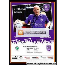 Autogramm Fussball | VfL Osnabrück | 2009 | Matthias HEIDRICH