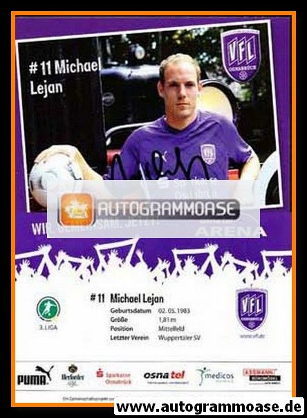Autogramm Fussball | VfL Osnabrück | 2009 | Michael LEJAN