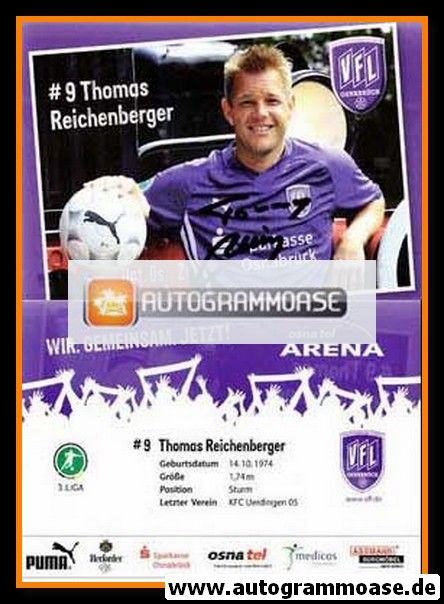 Autogramm Fussball | VfL Osnabrück | 2009 | Thomas REICHENBERGER
