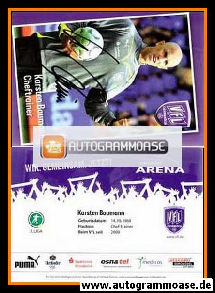 Autogramm Fussball | VfL Osnabrück | 2009 | Karsten BAUMANN