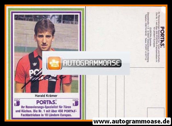 Autogramm Fussball | Eintracht Frankfurt | 1984 | Harald KRÄMER