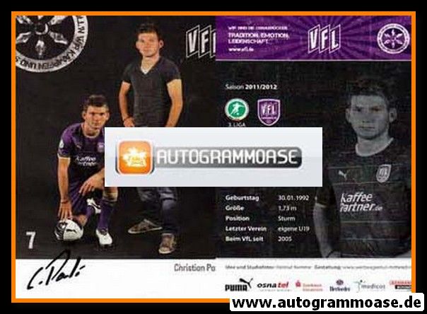 Autogramm Fussball | VfL Osnabrück | 2011 | Christian PAULI