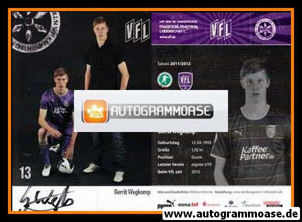 Autogramm Fussball | VfL Osnabrück | 2011 | Gerrit WEGKAMP