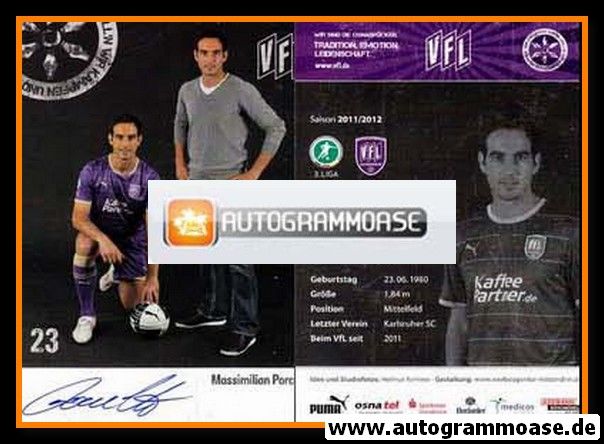 Autogramm Fussball | VfL Osnabrück | 2011 | Massimilian PORCELLO