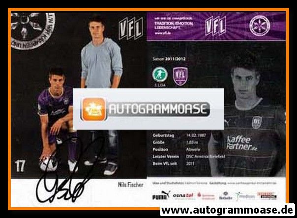 Autogramm Fussball | VfL Osnabrück | 2011 | Nils FISCHER